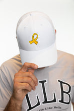 Load image into Gallery viewer, Gold Ribbon Hat
